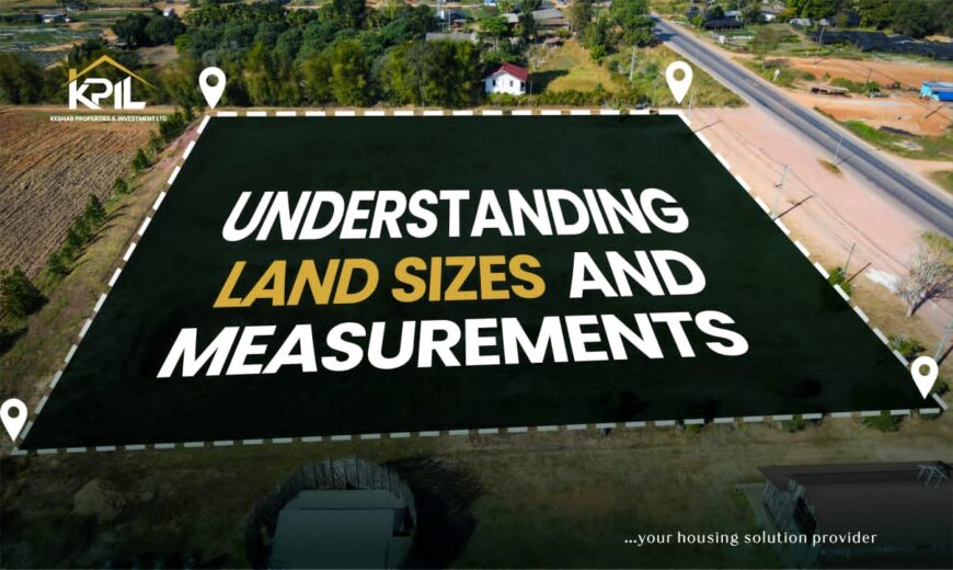 land sizes and measurements