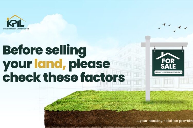 Before Selling your Land