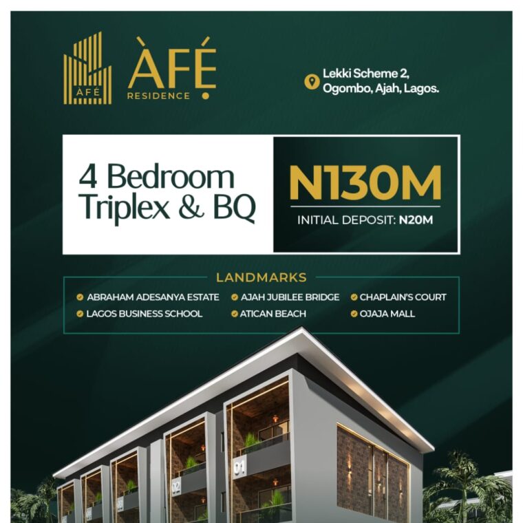 Afe Residences, Lekki Scheme 2