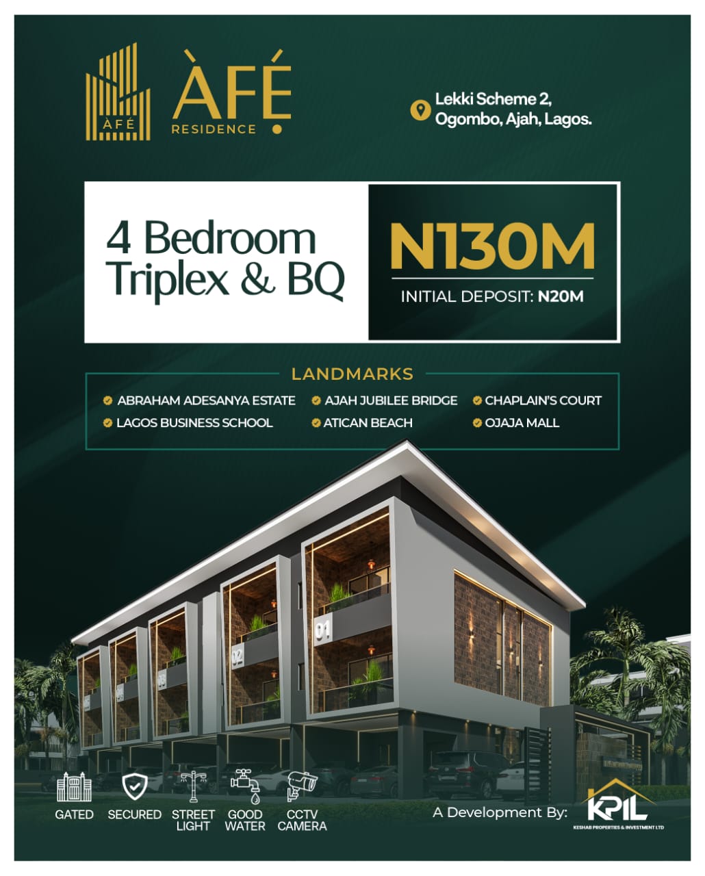Afe Residences, Lekki Scheme 2